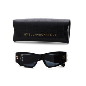 STELLA MCCARTNEY Black 52mm Square Sunglasses